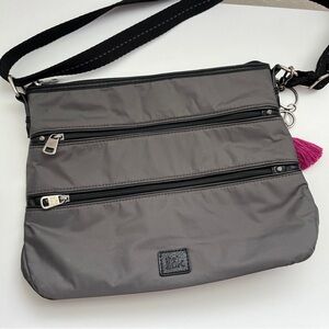 The Sak Esperato Nylon Crossbody Bag with Black Accents